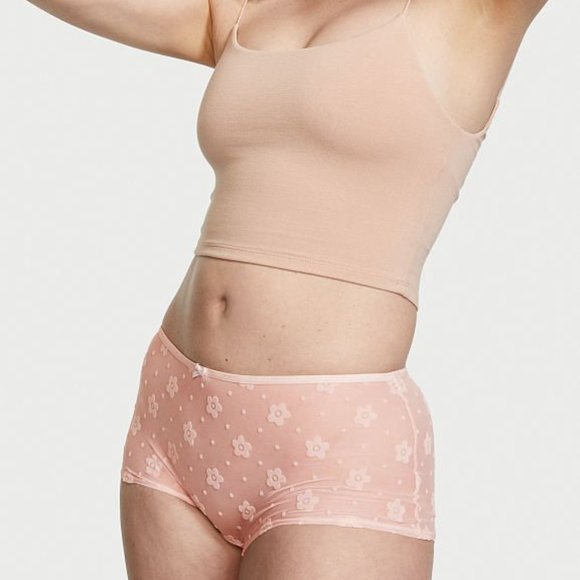 VS Shortie Panty Pink with Daisies NWT - Picture 5 of 13